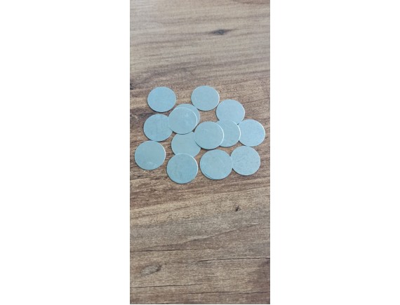 ÇAP 20MM   METAL PUL  (PAKET 1000  ADET )