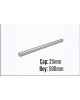 ÇAP: 25MM X DELİK ÇAPI 8 MM X BOY: 500MM ÇUBUK NEODYUM MIKNATIS