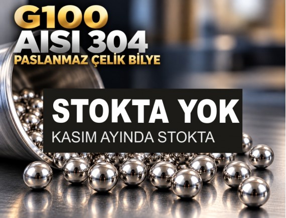 AISI 304 G100 Paslanmaz Çelik Bilye 5 mm (1.000 Adet Paket)